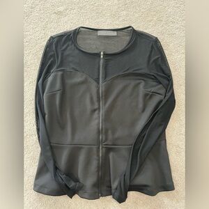 Women Front Zip Blouse